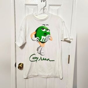 2000s Y2K Green M&M T-shirt size Medium